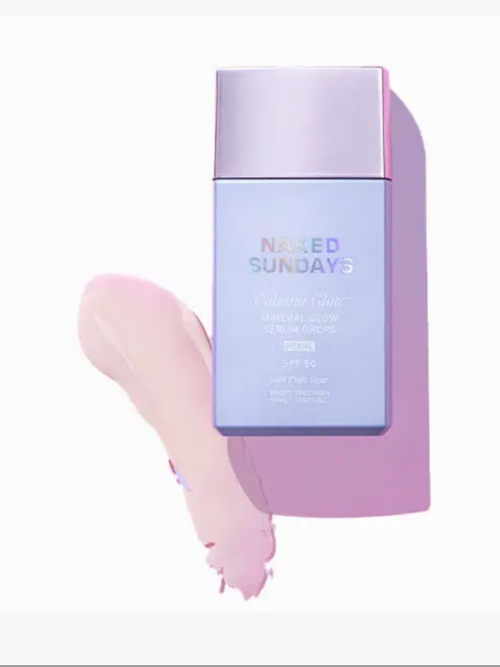 💚2/$30 Naked Sundays CabanaGlow MINERAL GLOW SERUM DROPS SPF 50 - PEARL